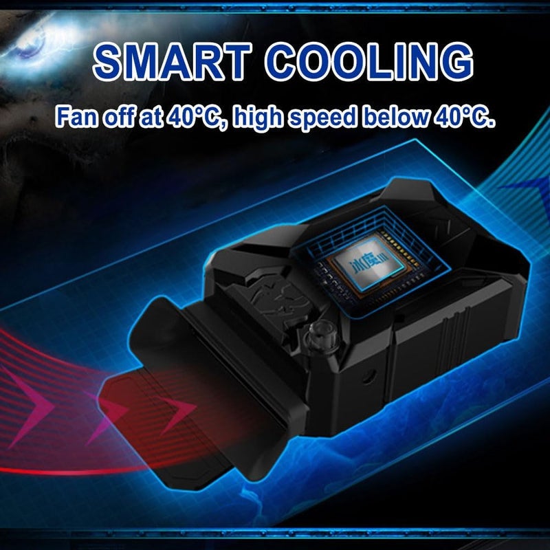 Elfzone Laptop Cooling - Laptop Cooler with Vacuum Fan，Gaming Laptop Fan with Display ，4000 RPM - Portable - Compatible with Laptop Cooling Pads - Image 3